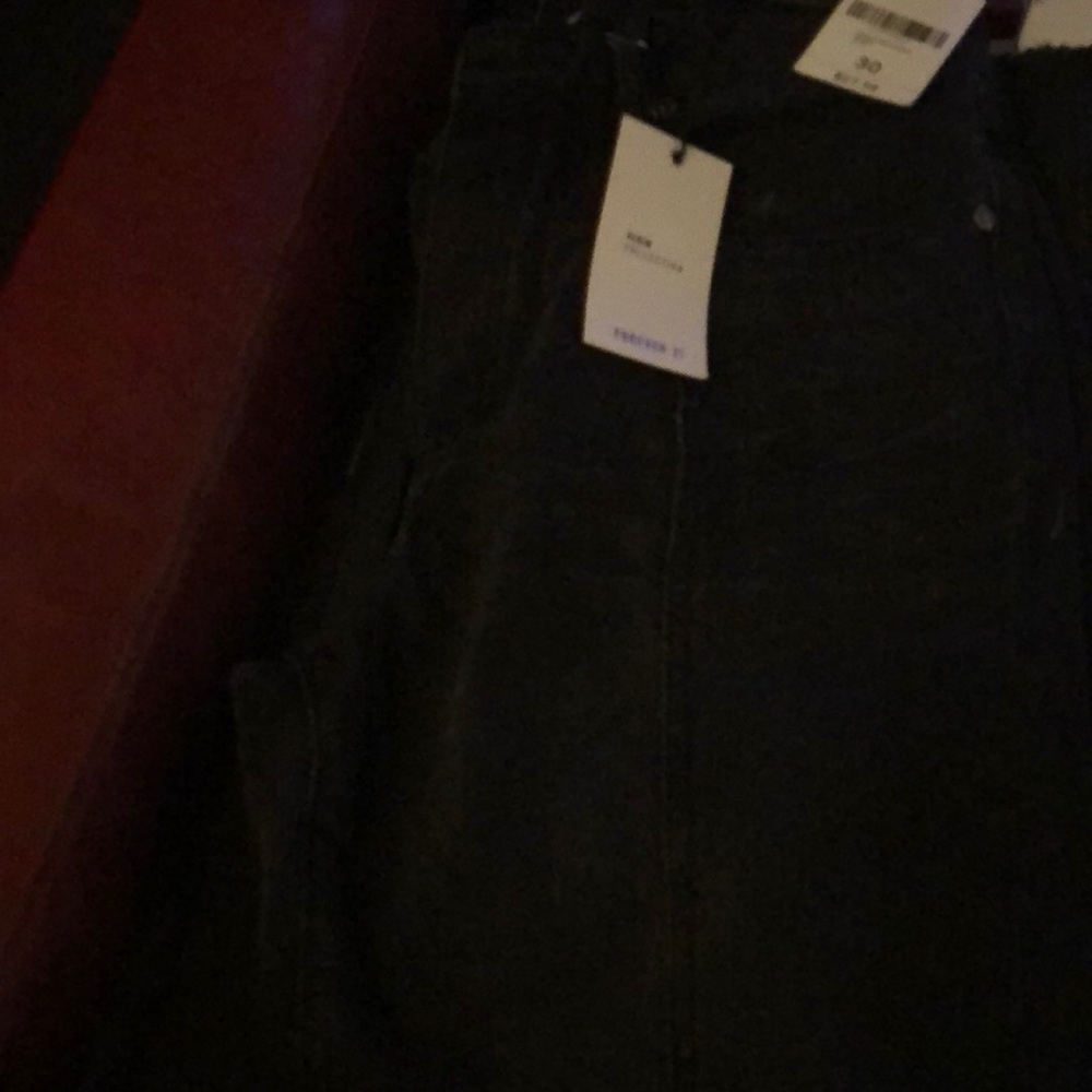 DENIM COLLECTION Black denim/ Ankle Pants